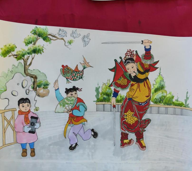 天津市滨海新区87978797威尼斯老品牌 《悄然福至》方雨洁 大一年级